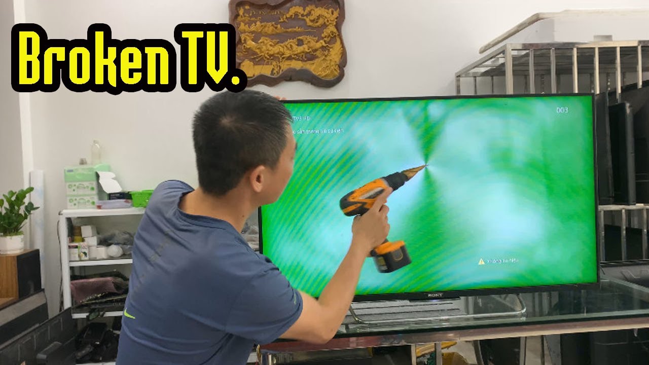 How to smash TV and fix broken TV.