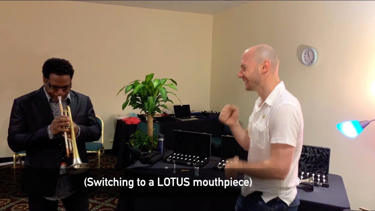 Marcus Printup playing a NEW LOTUS Trumpet Prototype