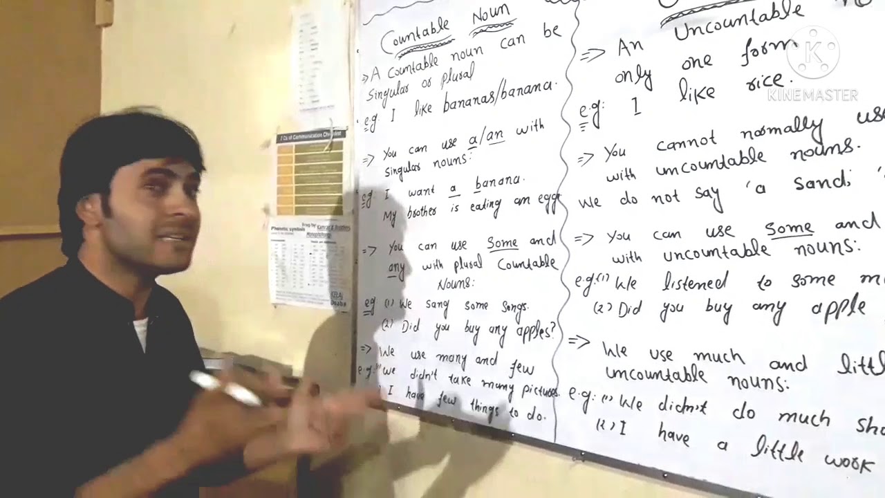 Lecture On (The Use Of Count And Non Count Nouns)