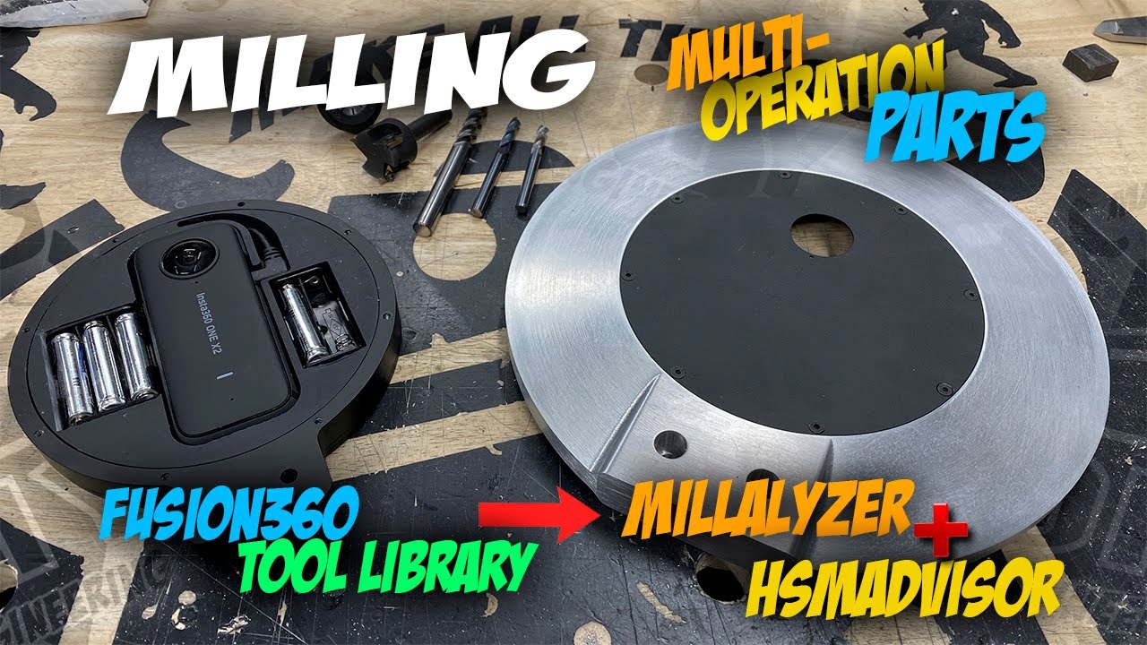 Milling Multi-op parts on the HDM and Syncing F360 Libraries to Millalyzer and HSMadvisor!