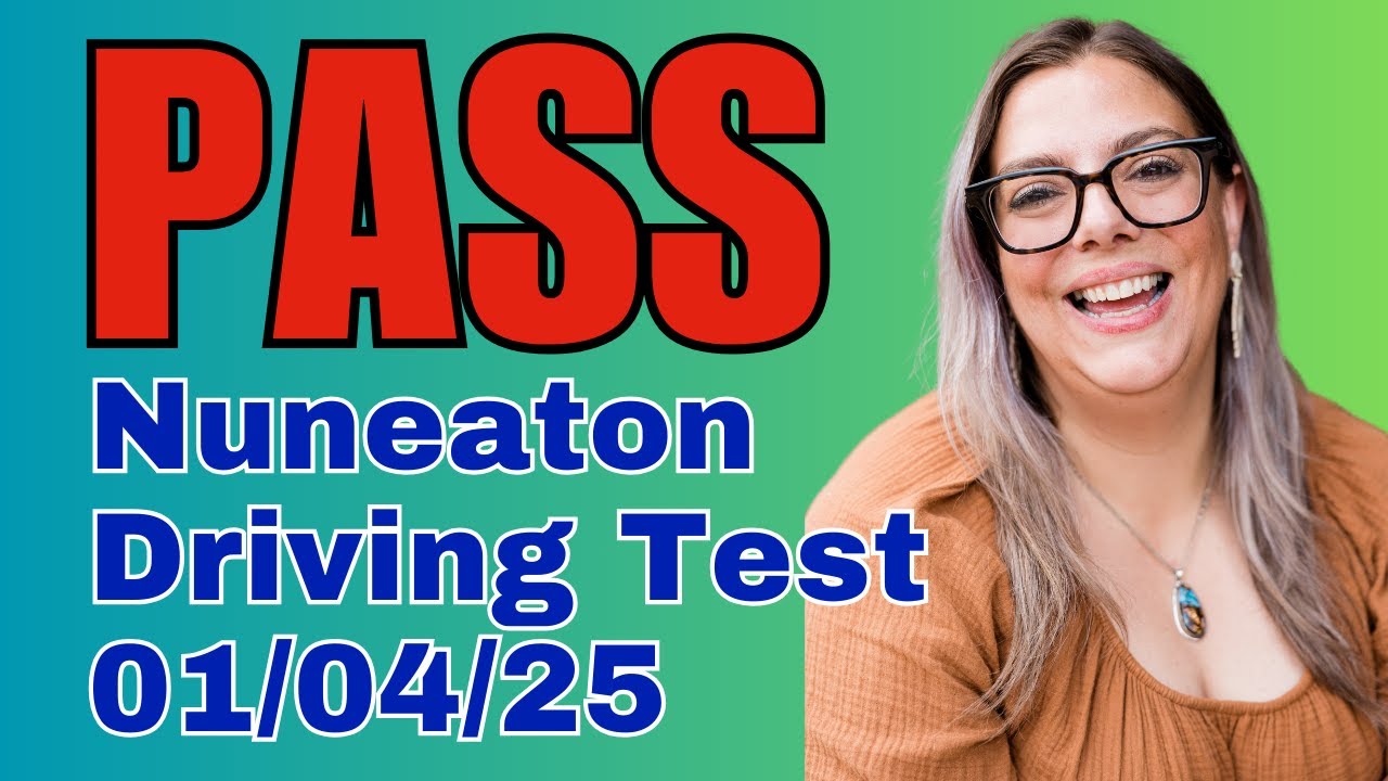 Driving Test UK PASS  Nuneaton 01/04/25 Commentary Dashcam