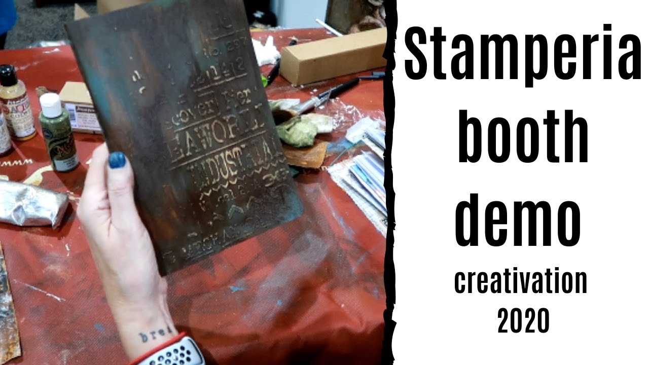 Stamperia Stone paper | Creativation 2020