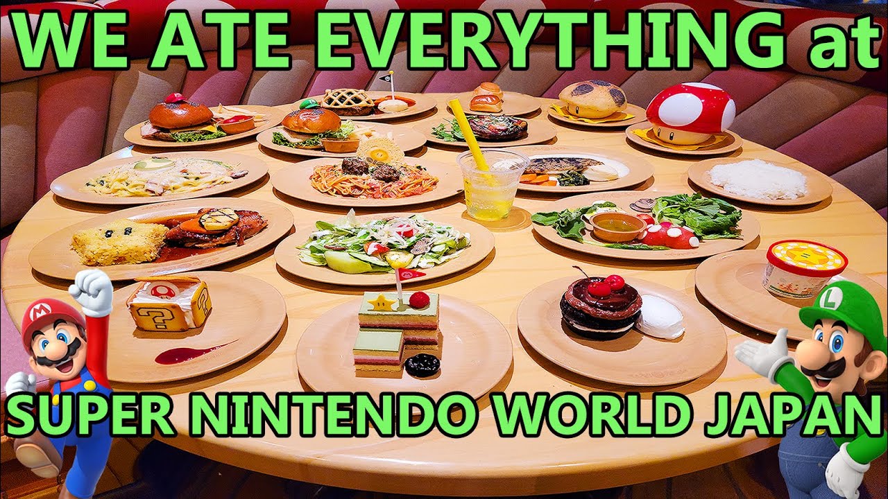 EAT EVERYTHING SUPER NINTENDO WORLD KINOPIO CAFE Universal Studios Japan USJ