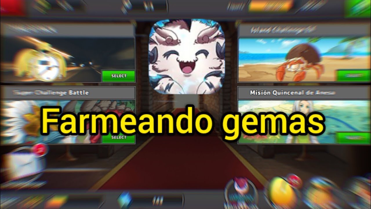 Un rato de Neo Monsters Farmeando gemas🖤