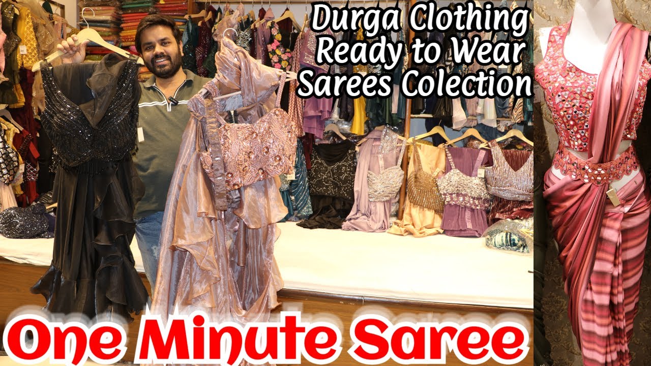 One Minute साड़ी कलेक्शन | Designer Ready To Wear Saree |Latest Saree Design.