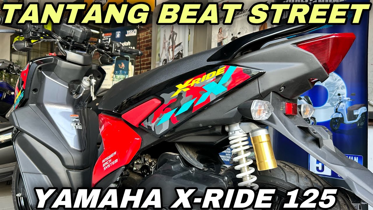 YAMAHA X-RIDE 125 MERAH HITAM