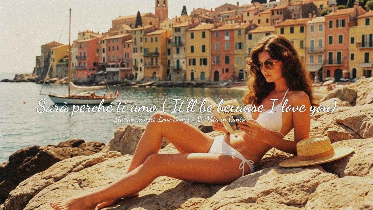 Sarà perché ti amo ( It'll be because I love you) 💌 Italian Sunset Love Songs ( La Vita in Canto )