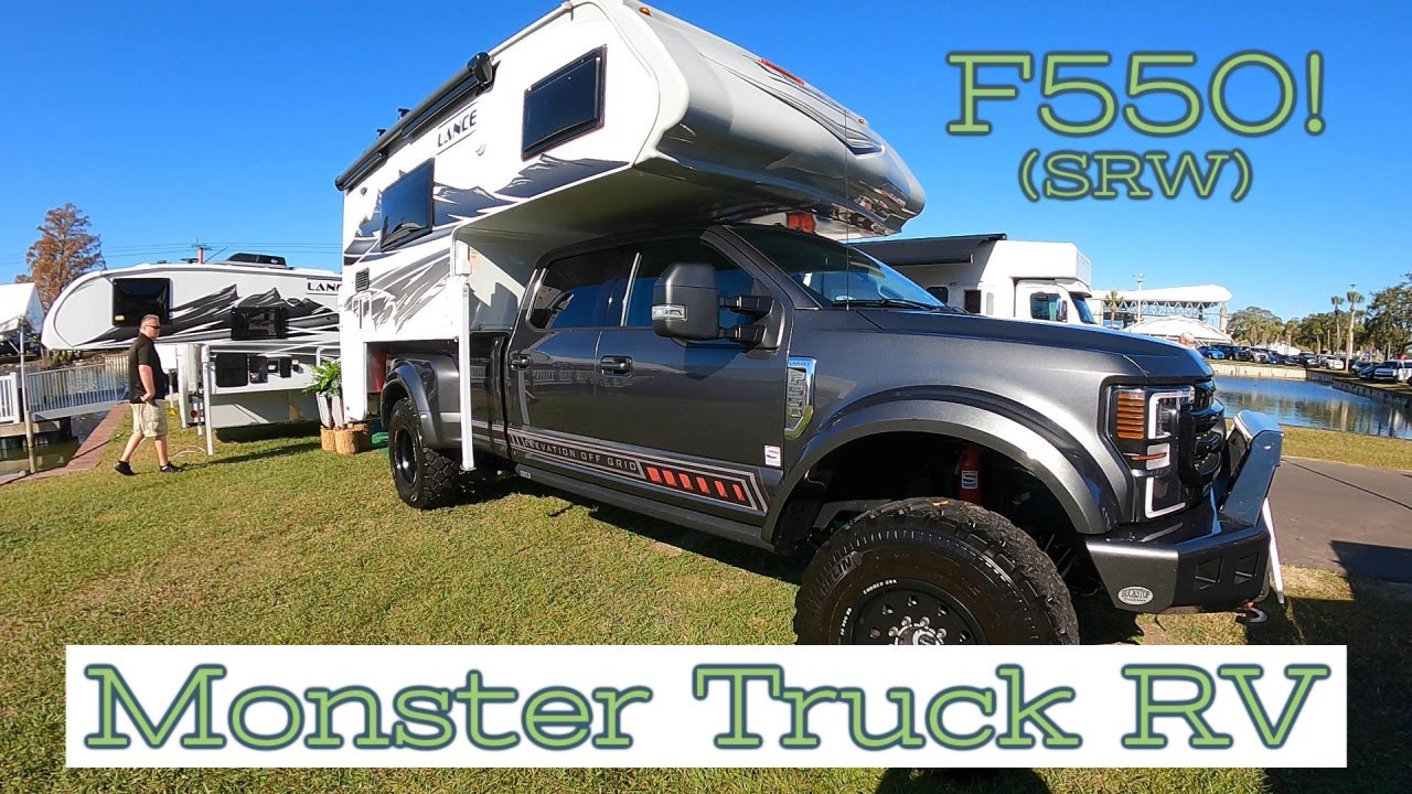 F550 Single Rear Wheel... Over 14,000lbs of Payload... Off Grid Monster Truck Camper