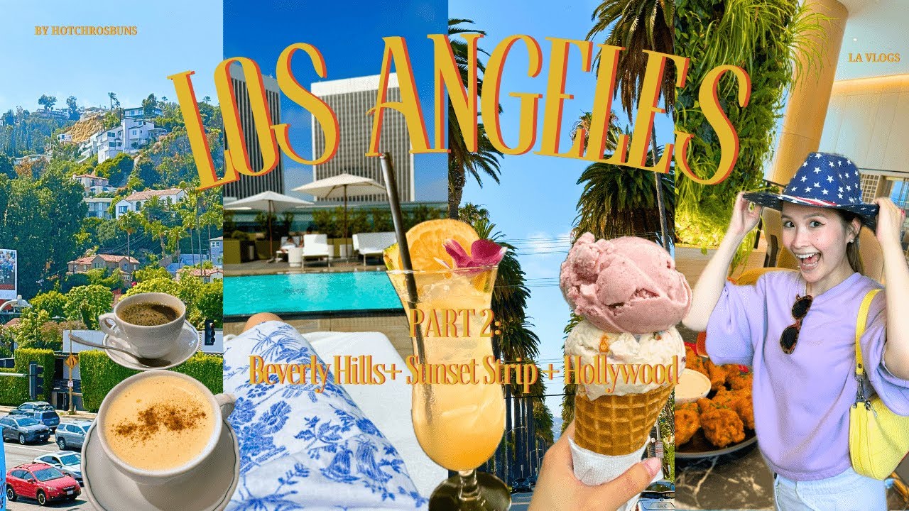 Los Angeles Travel Vlog: Part 2 - Beverly Hills + Sunset Strip + Hollywood