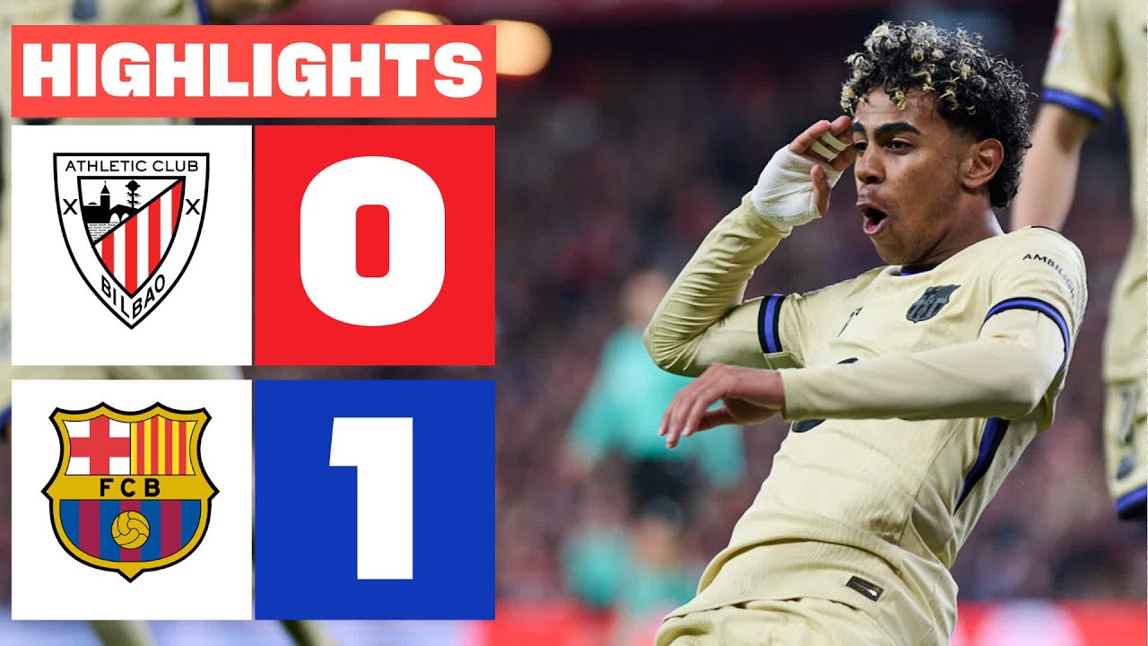 ATHLETIC CLUB 0 - 1 FC BARCELONA | RESUMEN LALIGA EA SPORTS