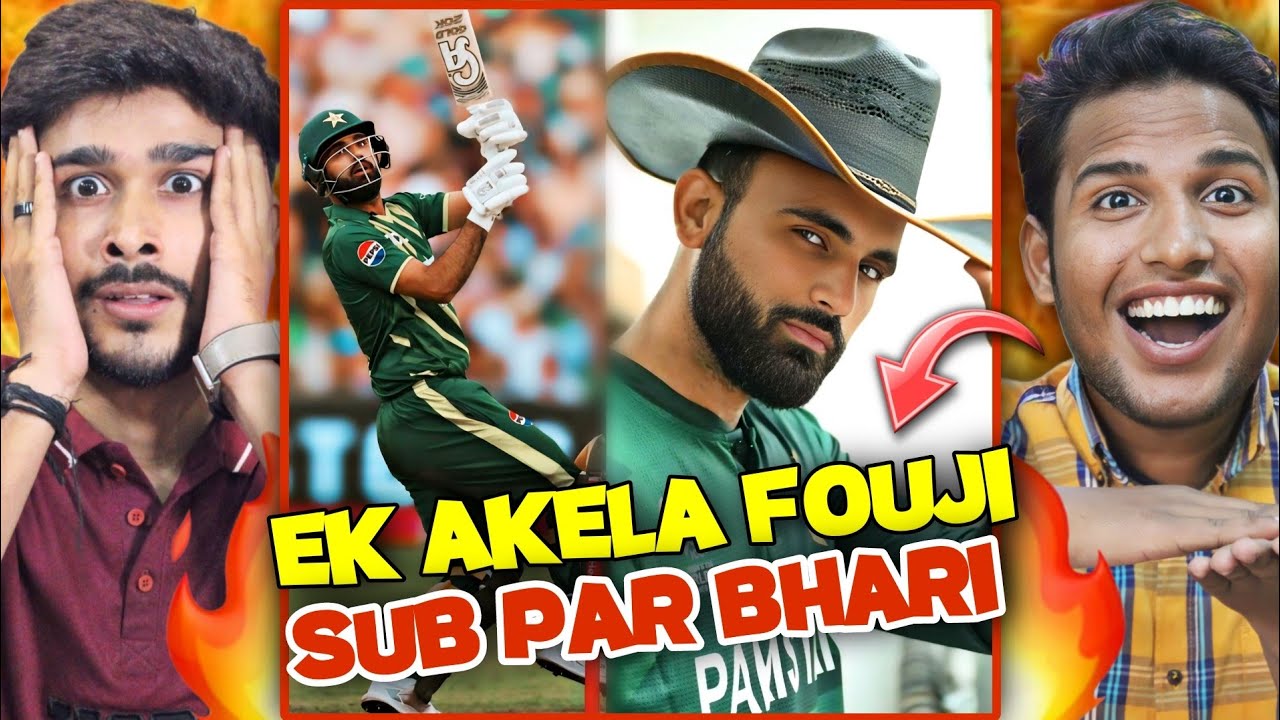 Fakhar Zaman Trending Attitude TikTok + Edits Reaction 😍🔥 | Fouji Is Back In Champion Trophy  😈🔥