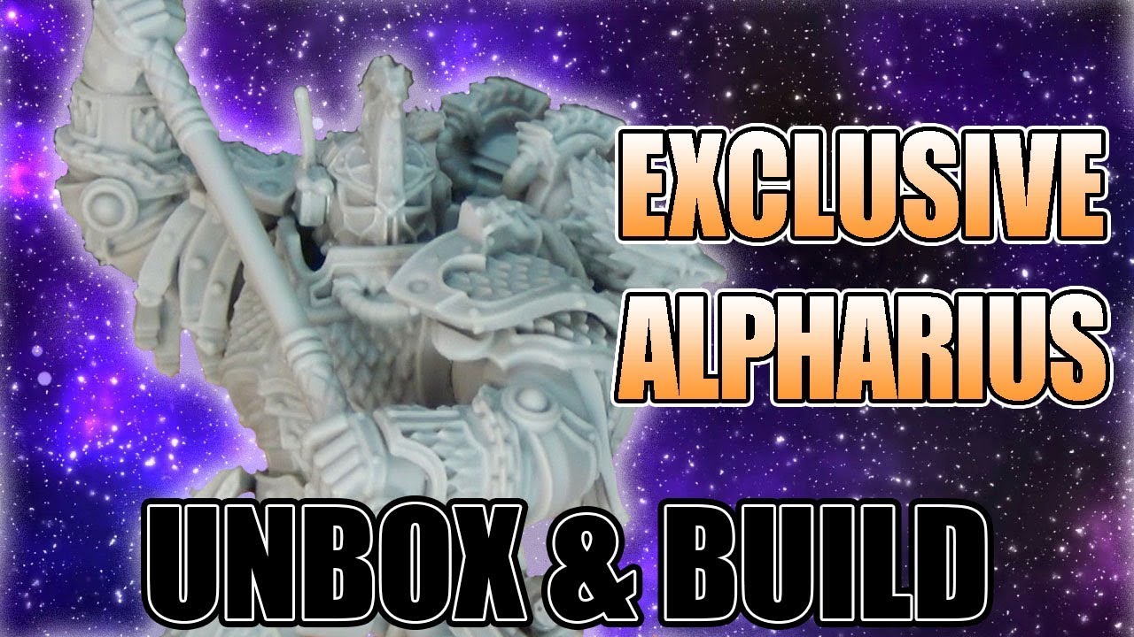Alpharius NOW! Forge World Primarch Unboxing & Build