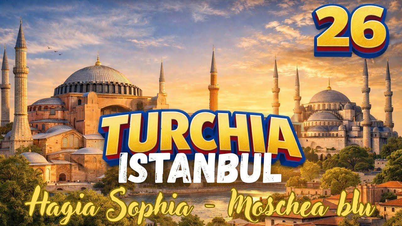 TURCHIA (parte 26) ISTANBUL - Moschea del SOLIMANO, HAGIA SOFIA e Moschea BLU. #turkey #türkiye