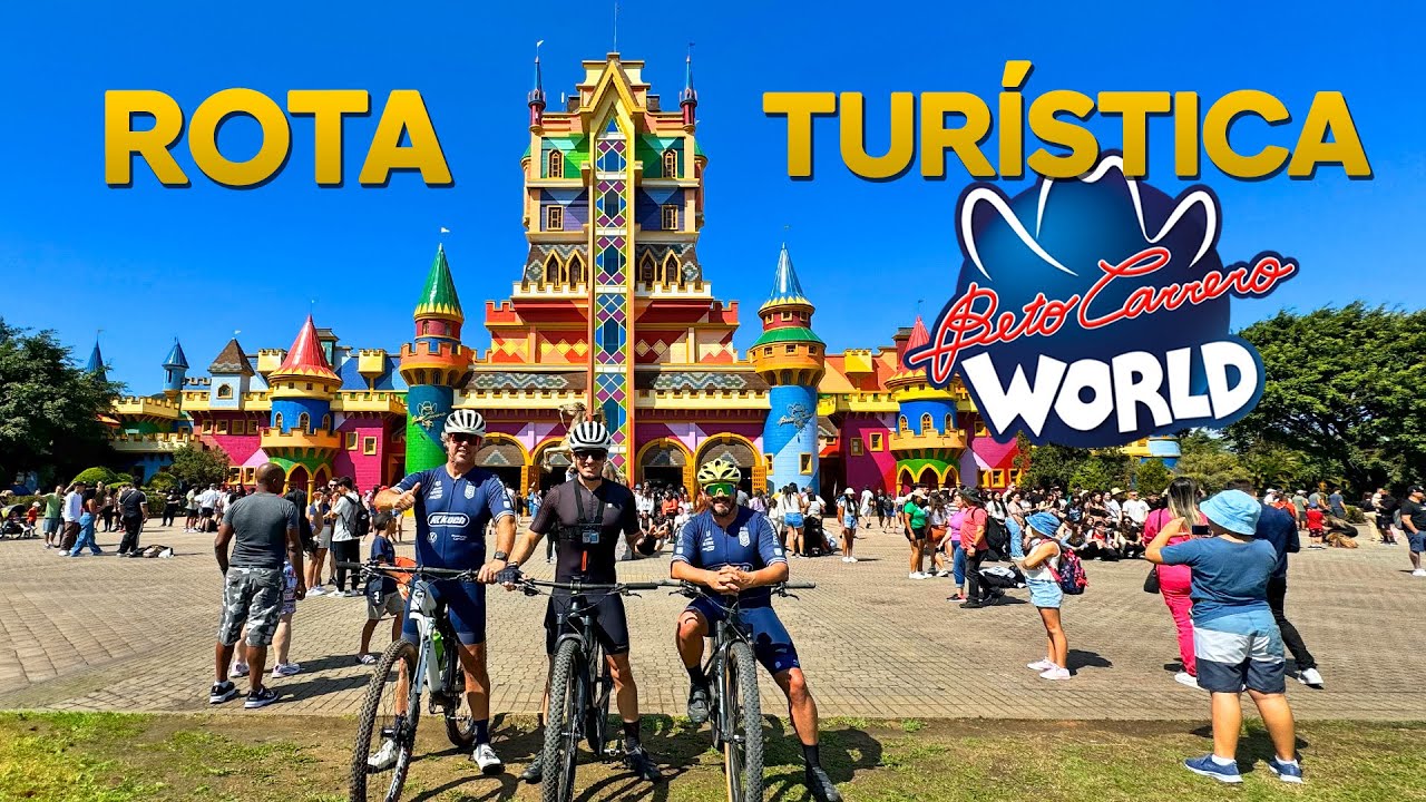 FOMOS PEDALANDO ATÉ O BETO CARRERO WORLD