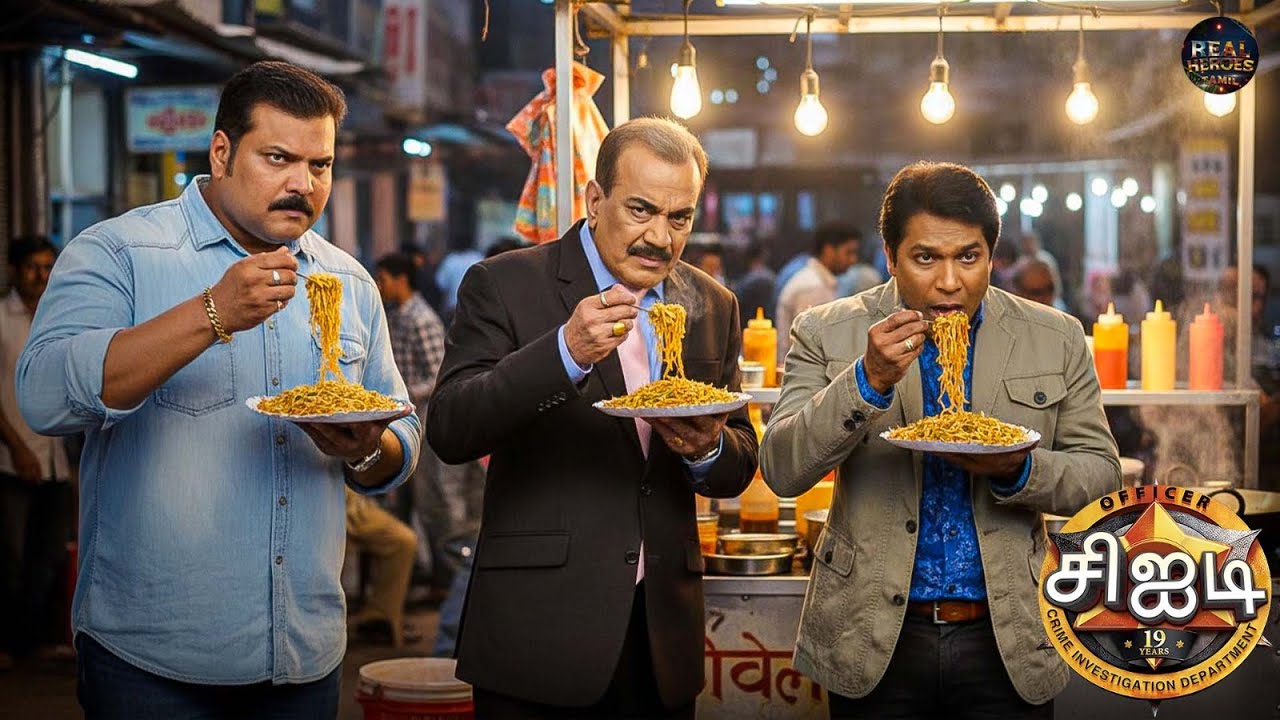 நூடுல்ஸ் சாப்பிடும் வேளையில் தயா மற்றும் அபிஜீத் ரகசியமாக கொலையாளியை பின்தொடர்ந்தார்கள்! | CID Tamil