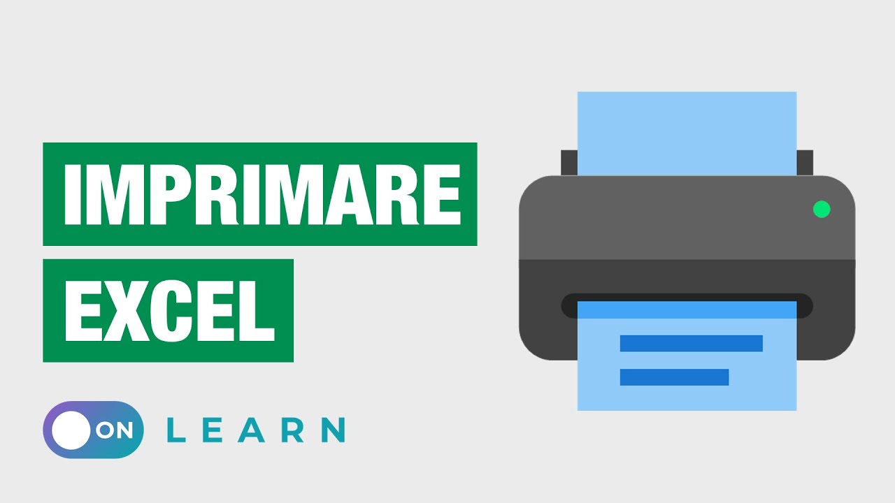 Imprimare in Excel - tot ce trebuie sa stii