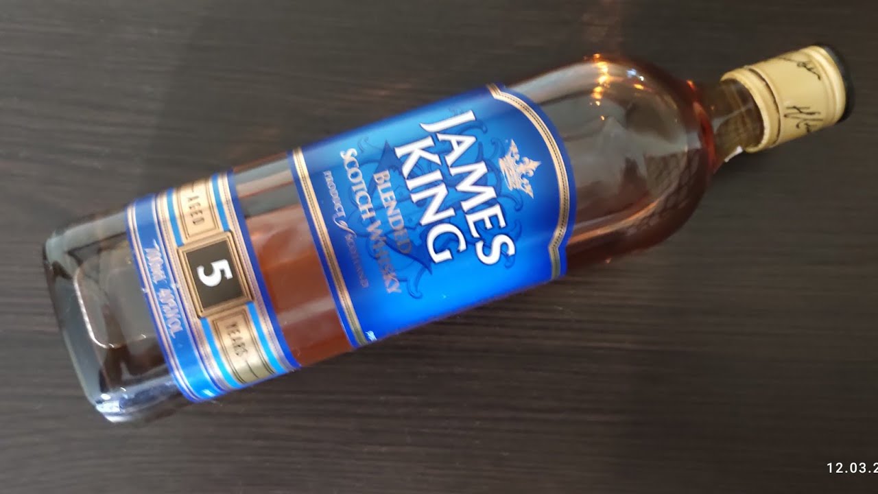 Виски James King 5 yo Blended Scotch Whisky 40% 0.7 л