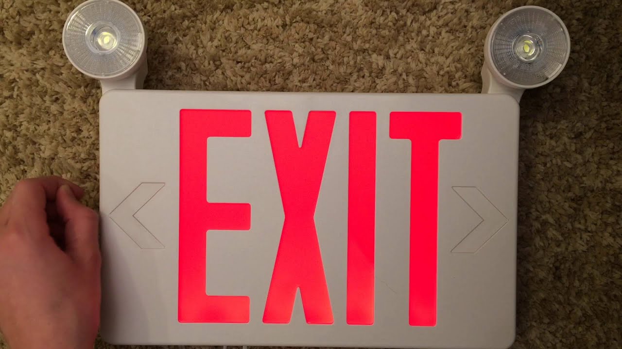 Review Of The COMBOC-R Exit Sign Combo