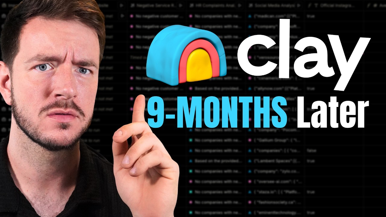 Я использовал Clay AI в течение 9 месяцев. Вот чему я научился (руководство для начинающих)