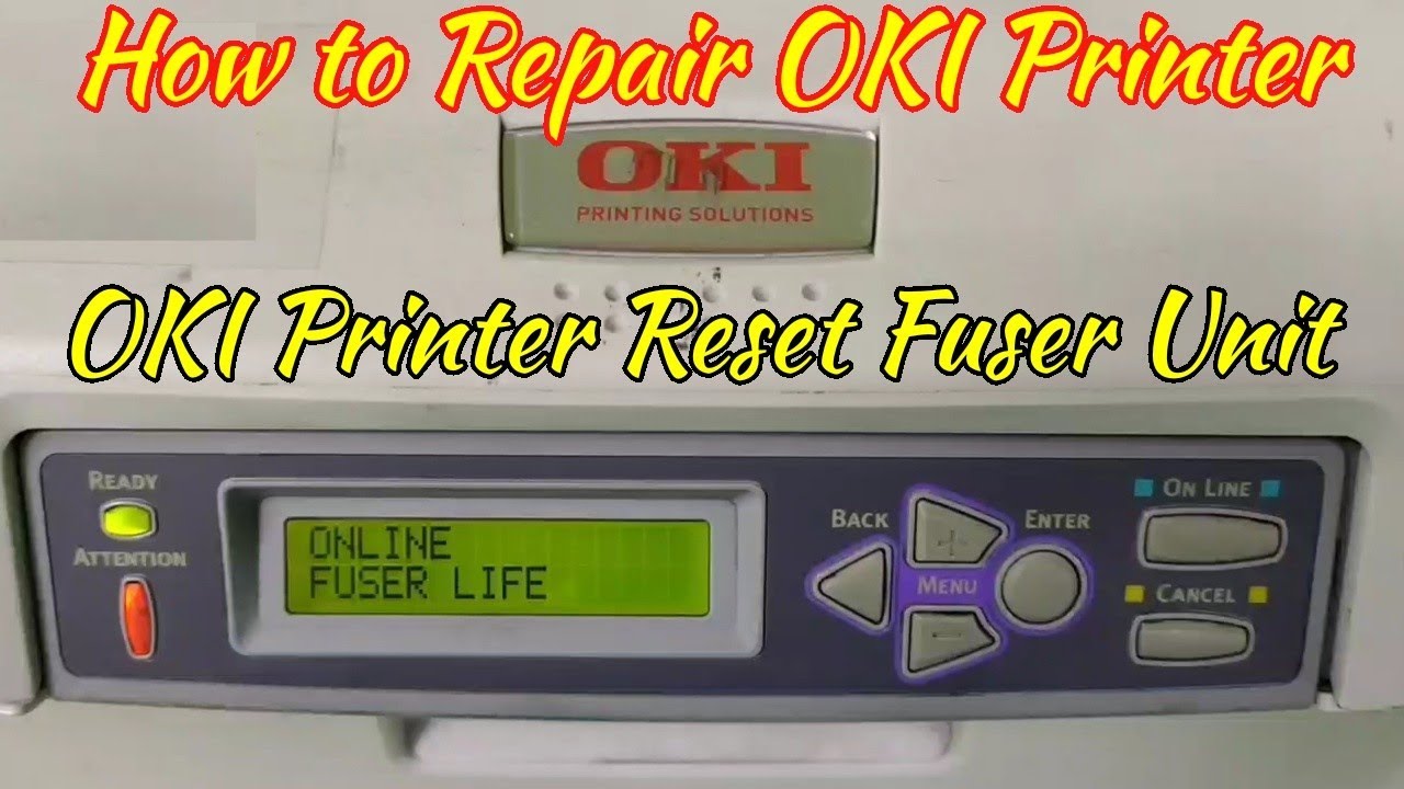 How to Repair Oki printer .