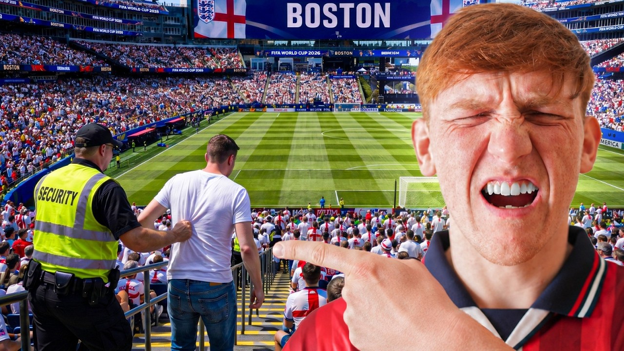 MAN KICKED OUT OF ENGLAND VS GHANA!