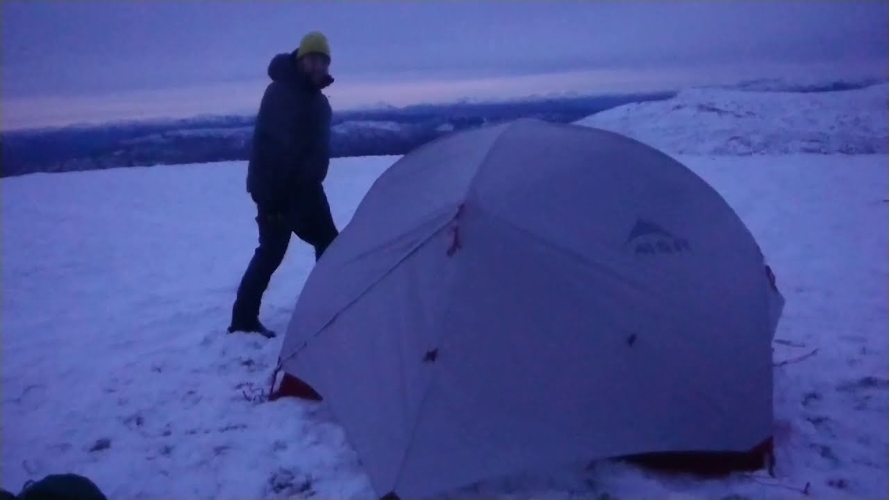 MSR hubba hubba nx Winter Summit camp Ben Chonzie