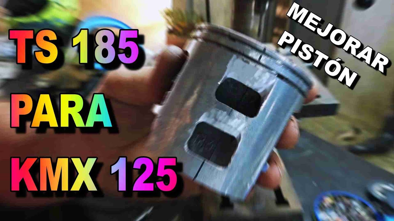Preparar pistón 185 para kmx 125