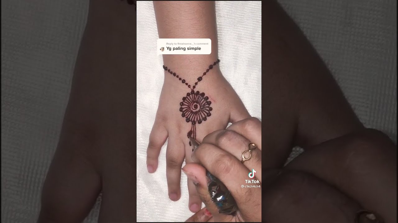 cara membuat inai yang paling cantik