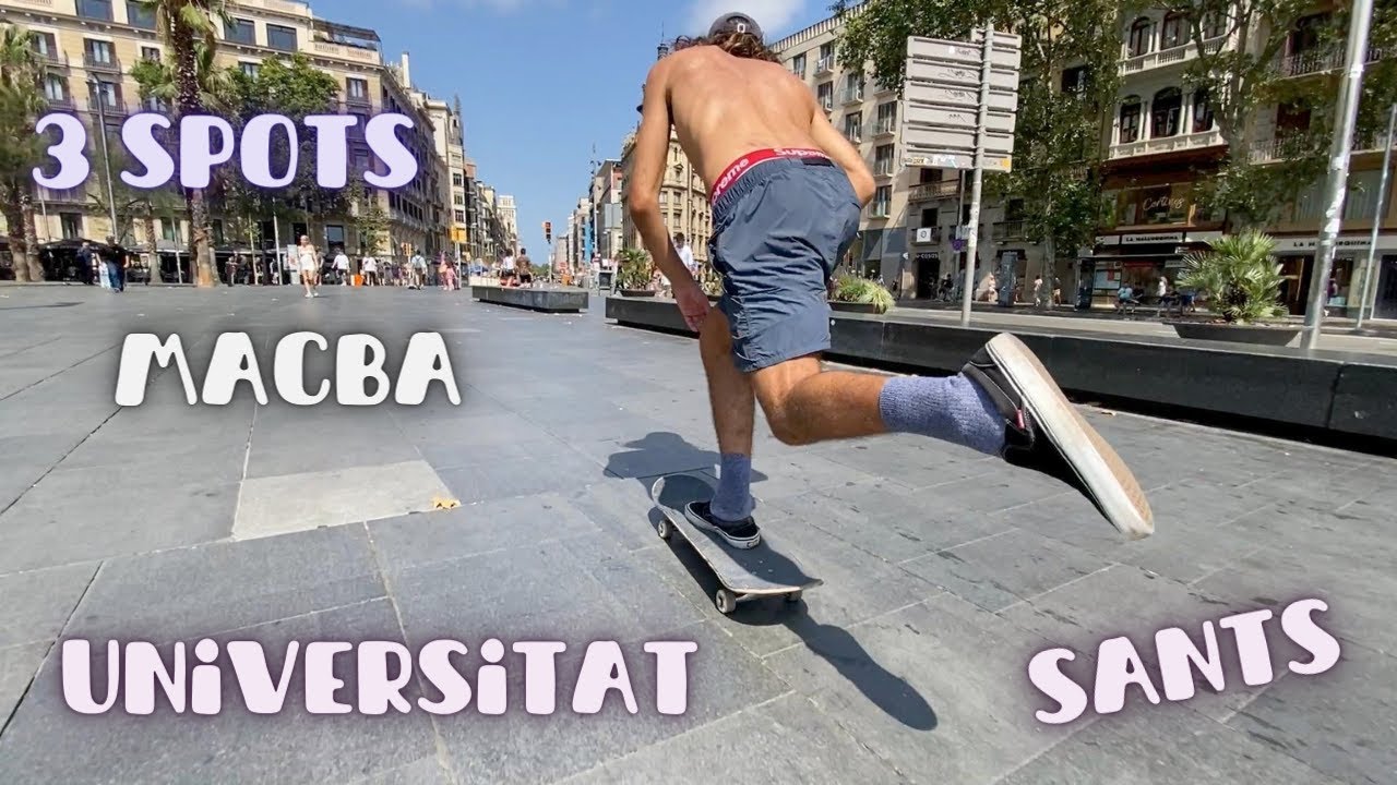 Street session avec les gars de Bordeaux au MACBA et Sants Estació !