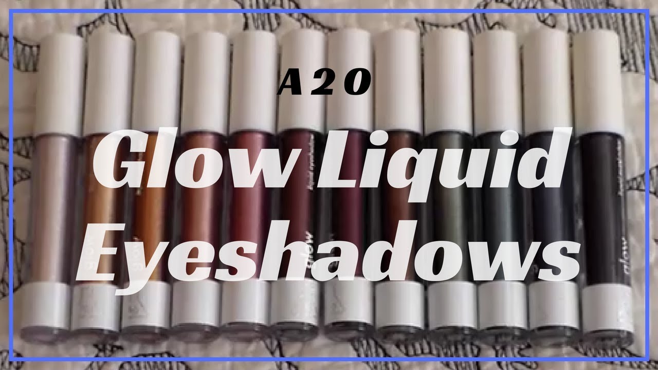 Shop Miss A - A2O Labs Glow Liquid Eyeshadow Swatches