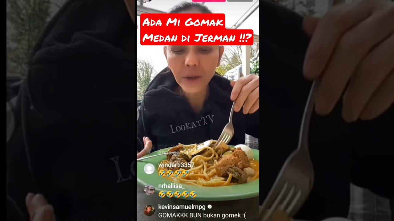 Buncor Makan Mi Gomak Medan di Jerman #corla #live