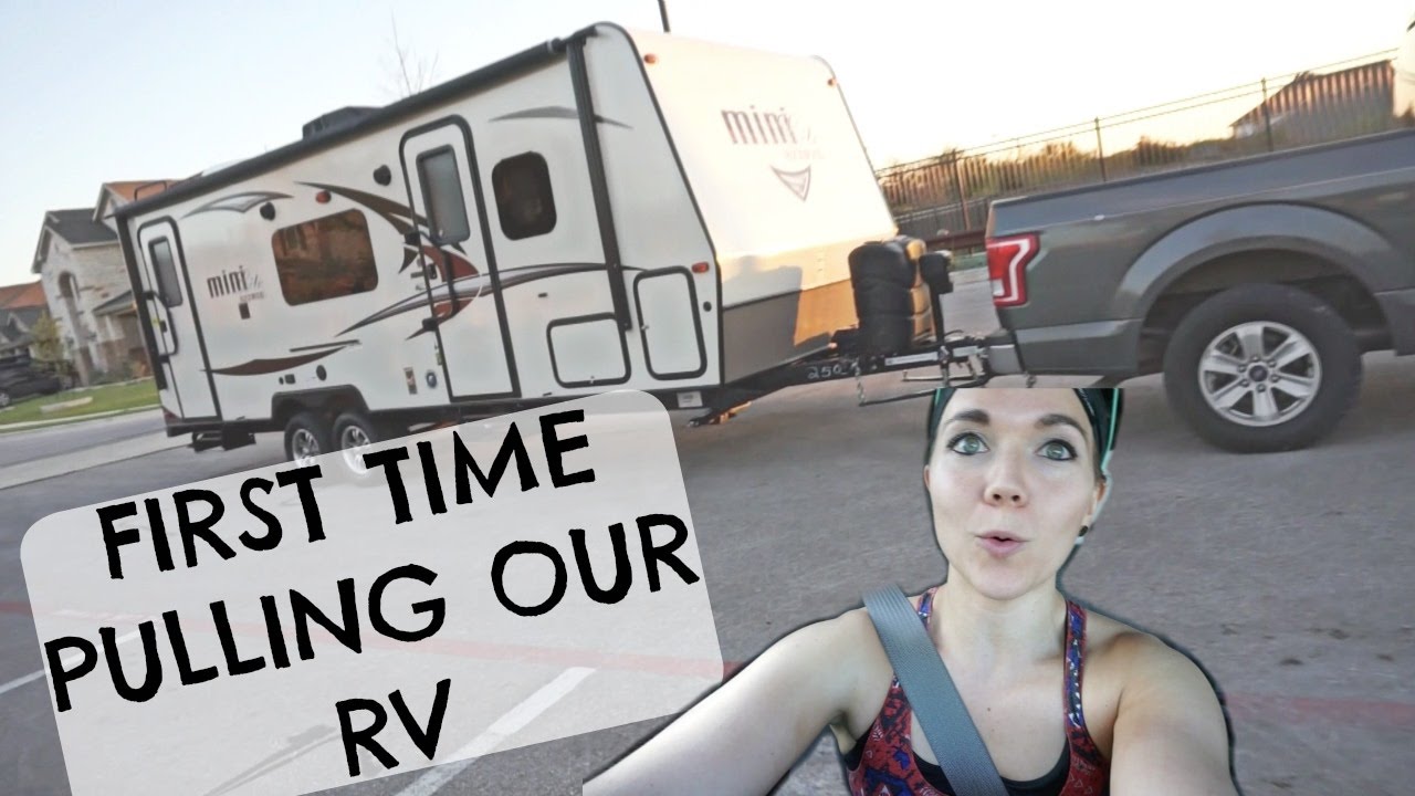BRINGING HOME OUR RV!! PULLING A TRAILER FOR THE 1ST TIME EVER