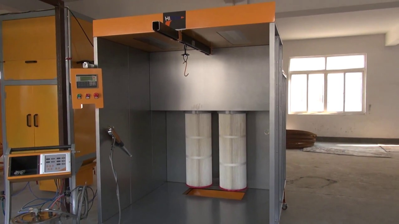 Powder Coating Spray Booth with Filter Recovery