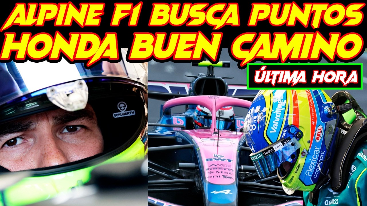 F1 AUSTRALIA, ALPINE F1 NO RENUNCIA A PUNTUAR, HONDA POR BUEN CAMINO, CHECO CONSISTENCIA, SAINZ