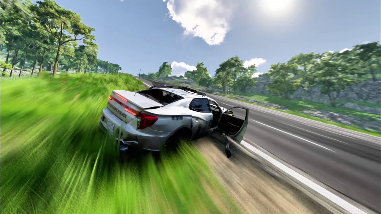 Random Cars vs Boost Speed Physics Test #005 - Realistic Speed Truck Crash in BeamNG Drive