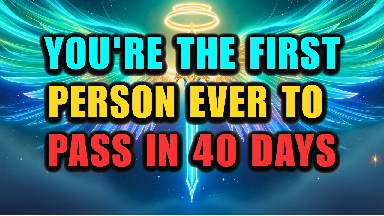Chosen One: You're The First Person To Ever Pass This Test In Under 40 Days — God Is Amazed 🏆