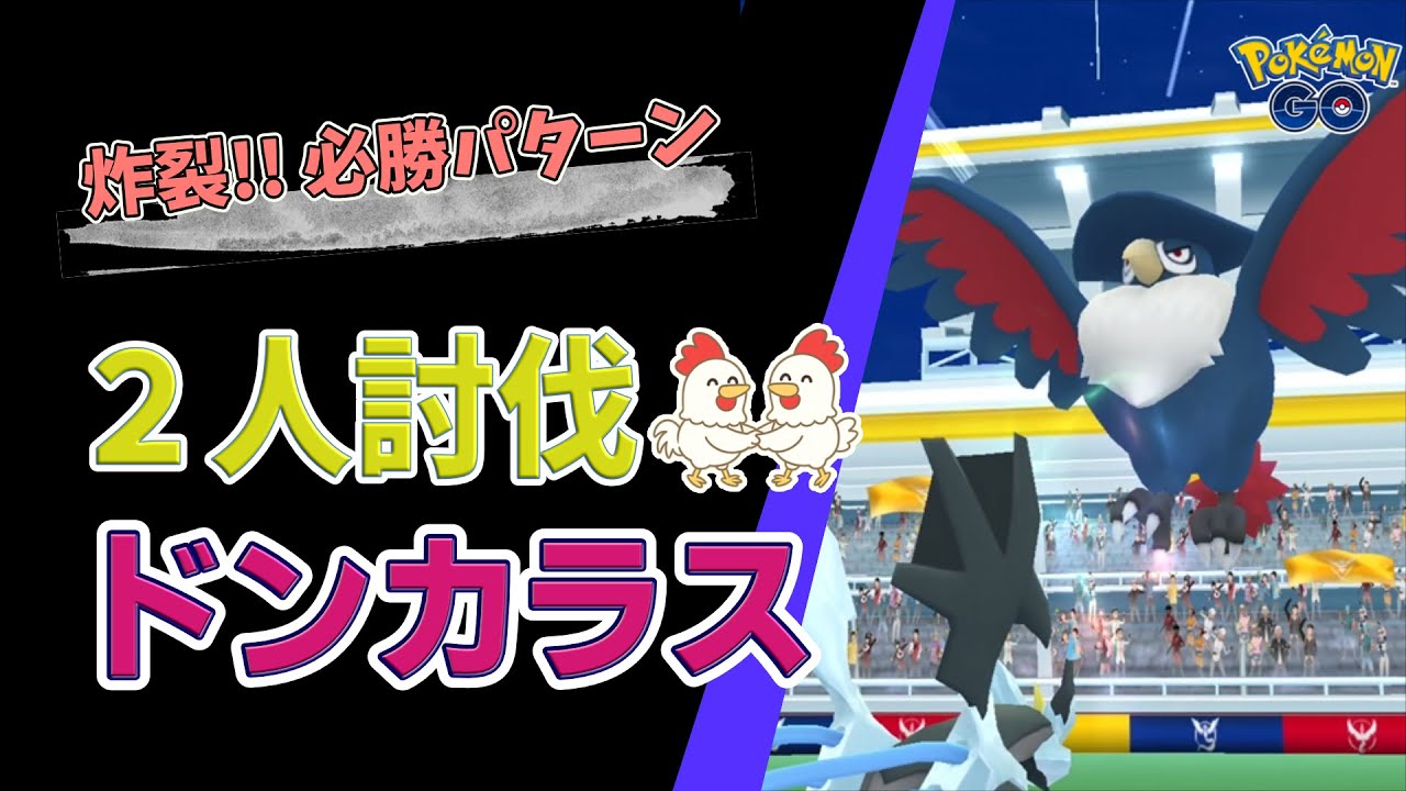 【ドンカラス！2人討伐】必勝パターンで攻略 