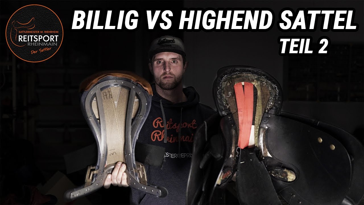 Billig vs Highend Sattel Teil 2 | Reitsport-Rheinmain