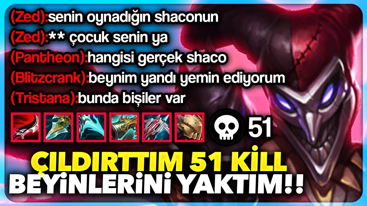 BEYİN YAKAN SHACO ÇILDIRDILAR SÖVDÜLER !! KOPYAYA FLASH ULTİ ATIYORLAR :D !! | Ogün Demirci