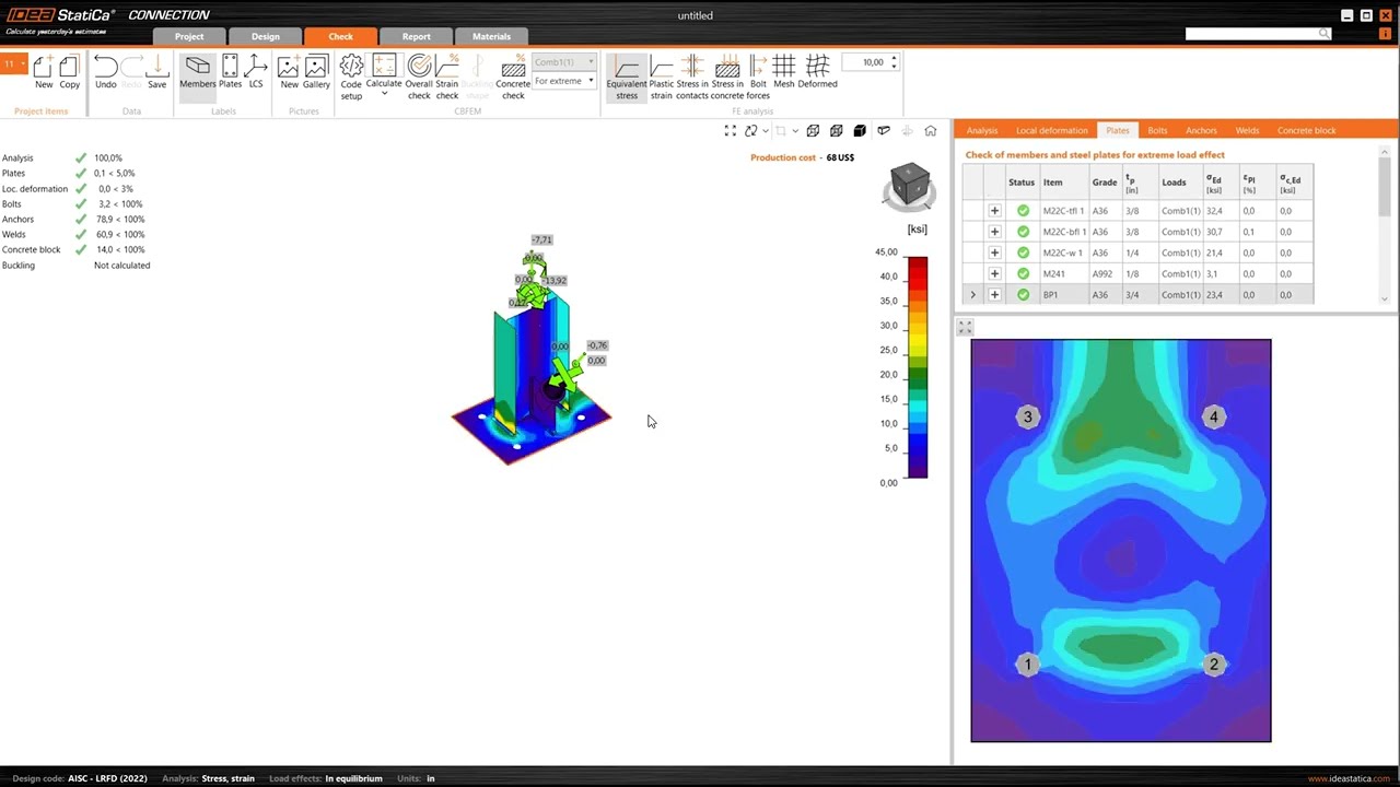 ETABS to IDEA StatiCa steel workflow