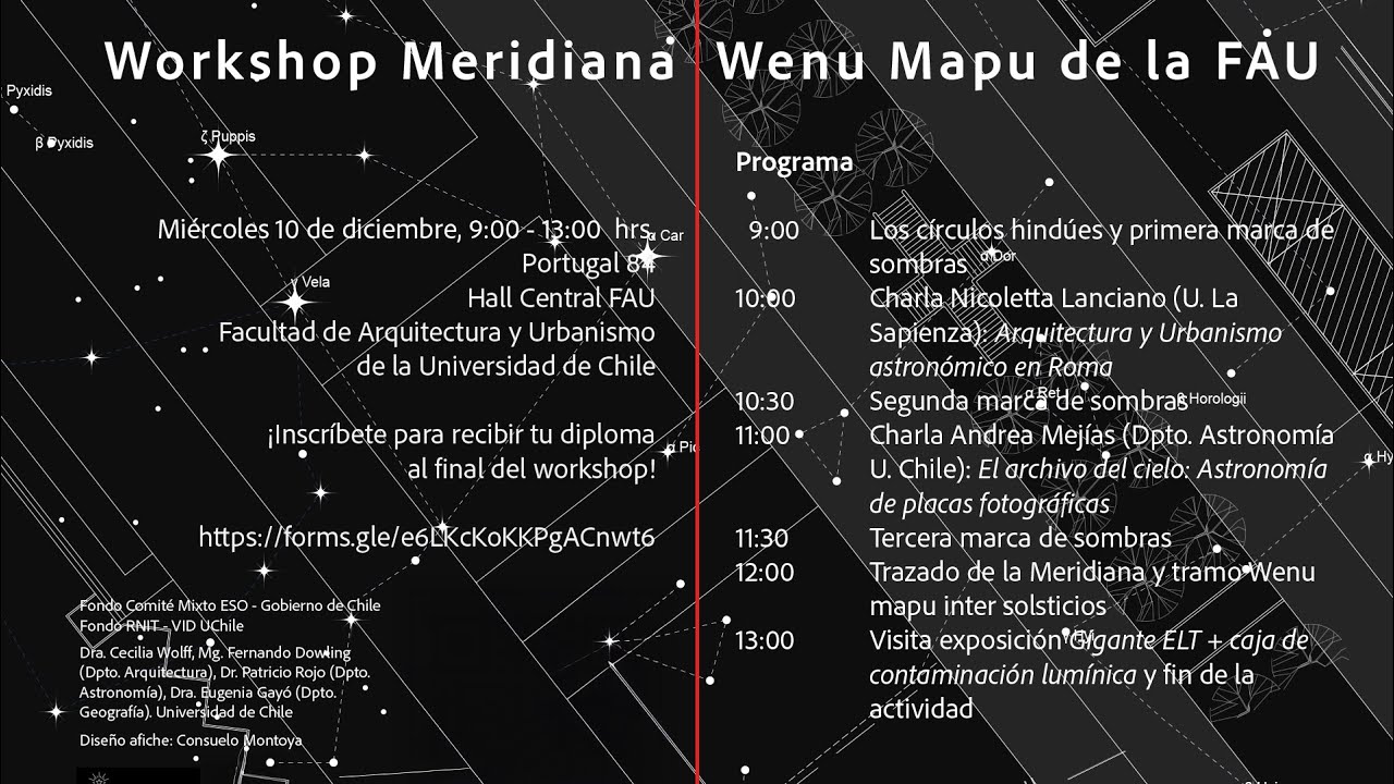 Workshop Meridiana Wenu Mapu de la FAU