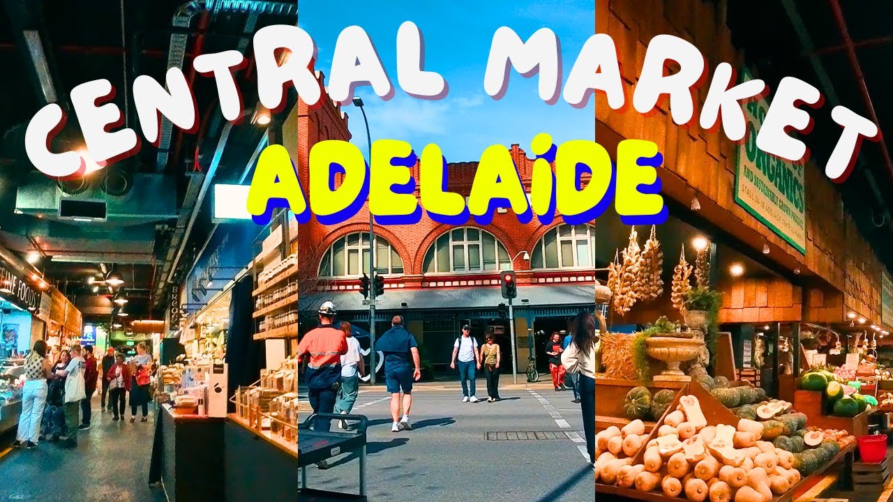 Adelaide Central Market Walking Tour | Adelaide, South Australia [4K]