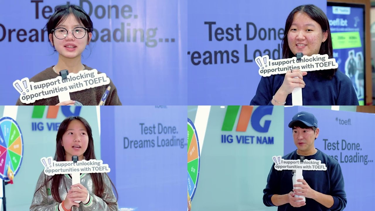 Quay dựng sự kiện IIG TOEFL