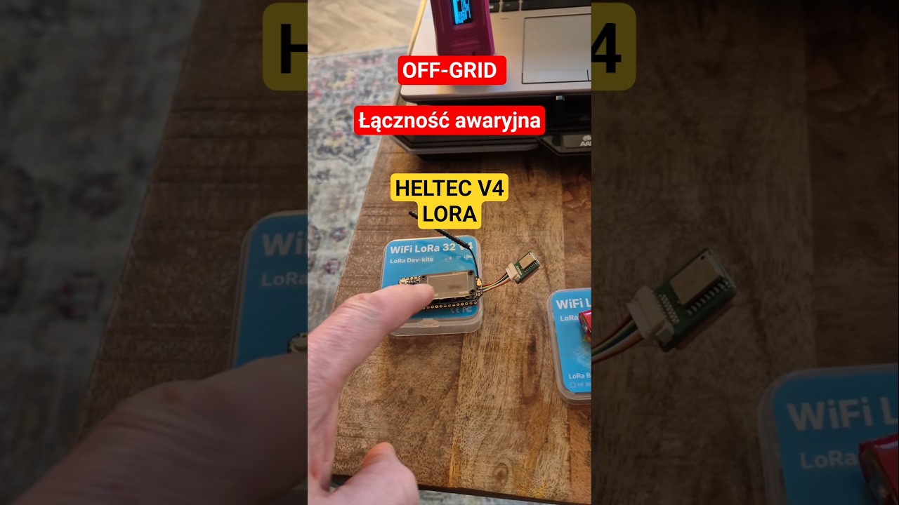 Łączność awaryjna, Off-grid, HELTEC V4, LORA. #meshtastic #offgrid #emergency #communication #safety
