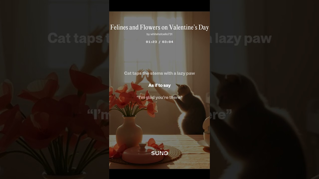Felines and Flowers on Valentine’s Day 29