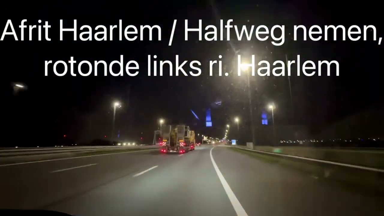 Lijn 300: MAT route van Schiphol Plaza naar vestiging Jan van Krimpenweg via A4, A5 en A9
