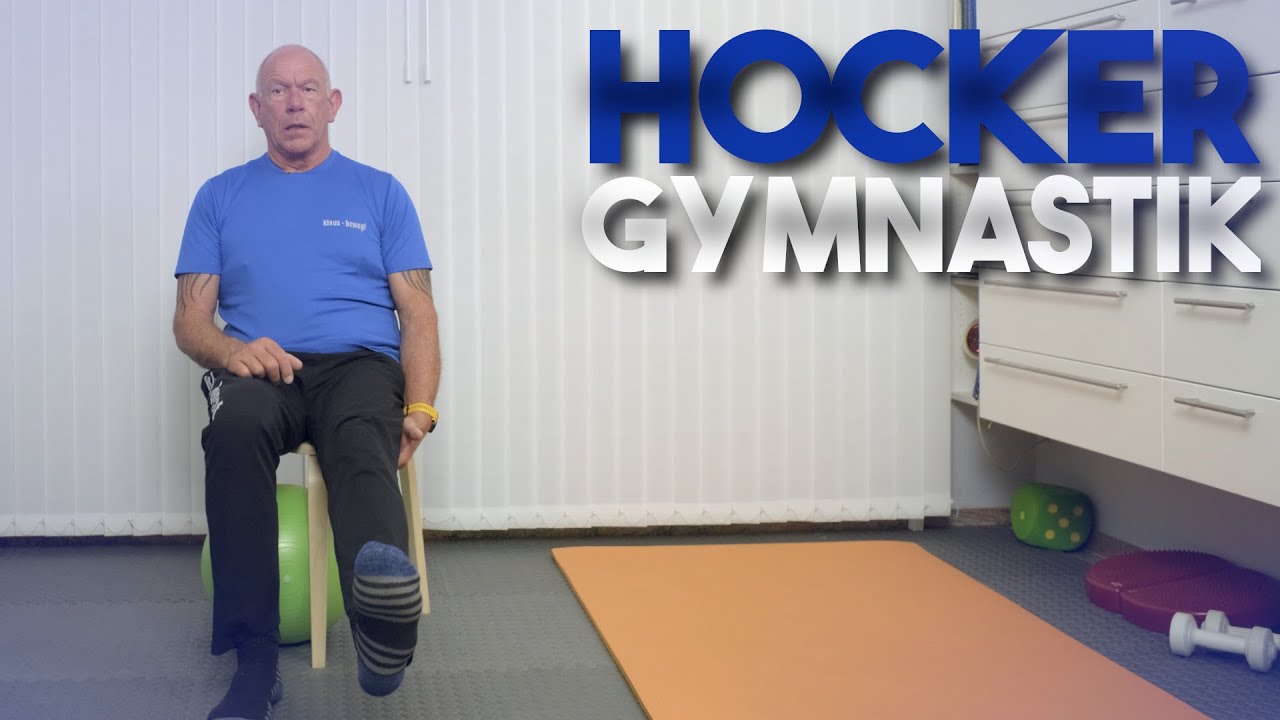 Hocker Gymnastik für die Beine