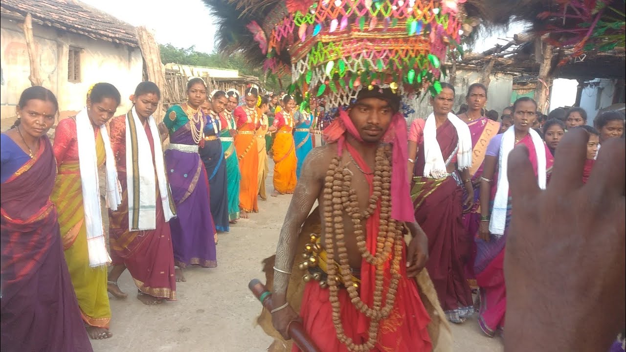 Walgonda జల్కా బాయిక్ నా దండారి Heerapur నాటే దండారి వీడియో gondi cultural video Gondi Dandari video