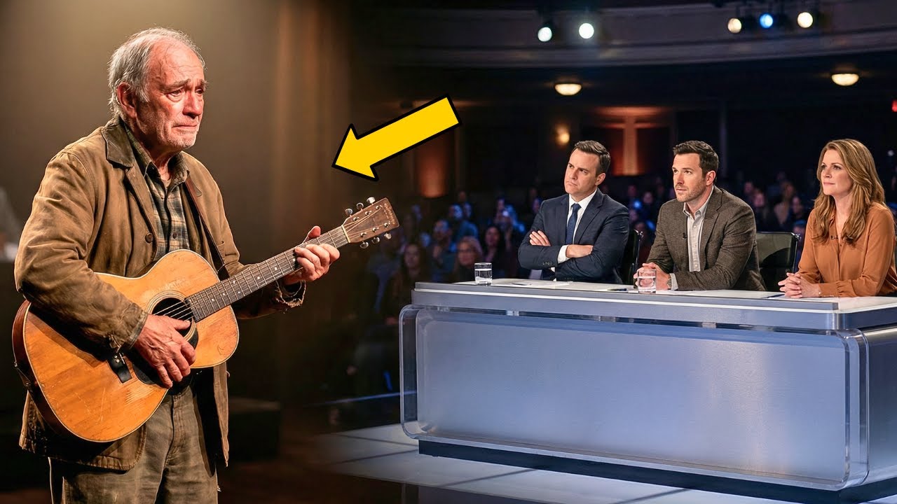 Nadie entendía qué hacía ese anciano en el escenario… todo cambió cuando empezó a cantar