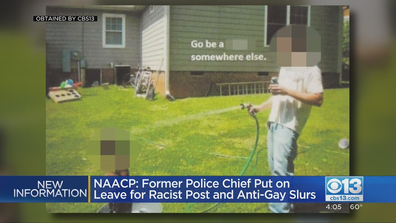 NAACP: Former Police Chief Put On Leave For Racist Post, Anti-Gay Slurs